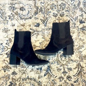 Express Suede Chelsea Bootie